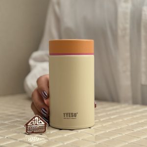 خرید مینی فلاسک درب پیچی 300 میل رنگی برند TYESO تایسو 01040_01