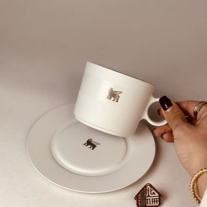 خرید فنجون و زیر فنجونی استنلی 192 میل دوجداره مدل Demitasse cup (مجمموعه تعطیلات روز)