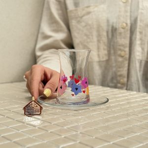 خرید فنجون کمرباریک و نعلبکی
