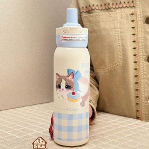خرید تراول ماگ دوحالته طرح گربه