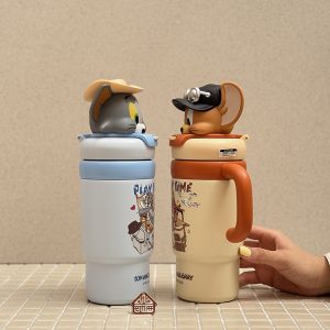 خرید تامبلر عروسکی دیزنی 750 میل طرح تام و جری دتاکس دار