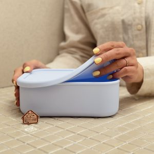خرید ظرف درب دار سیلیکونی