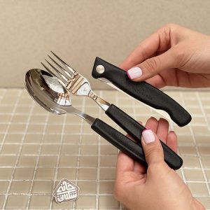 خرید ست قاشق چنگال و چاقو تاشو پیک نیک برند ویکتورینوکس VICTORINOX 6.7192.F9