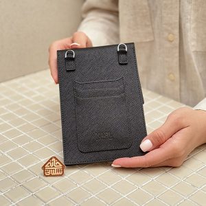 خرید کراس بادی موبایل و پاسپورت کارل لاگرفلد سافیانو Karl Lagerfeld Saffiano Monogram