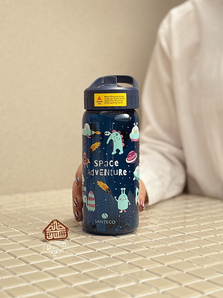 خرید قمقمه تریتان 500 میل فانتزی مدل COMO KIDS برند فرانسوی SANTECO