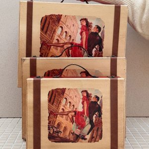 خرید چمدون چوبی