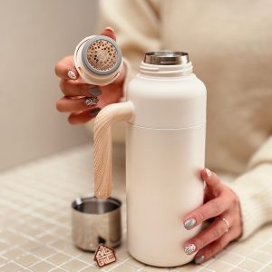 خرید فلاسک دسته بامبو