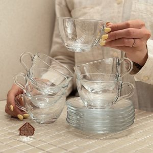 خرید ست 6 عددی فنجون و زیرفنجونی پاشاباغچه مدل Basic