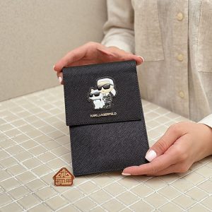 خرید کراس بادی موبایل و پاسپورت کارل لاگرفلد سافیانو Karl Lagerfeld Saffiano Monogram