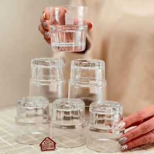 خرید ست 6 عددی لیوان طرح کریستال