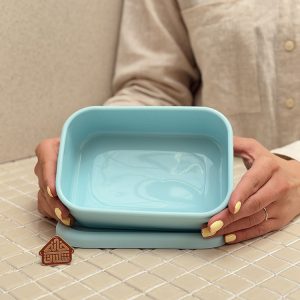 خرید ظرف درب دار سیلیکونی