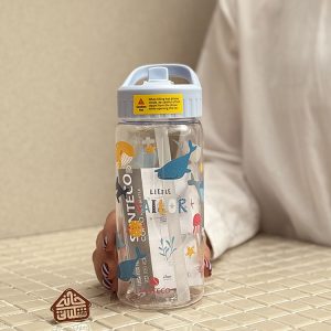 خرید قمقمه تریتان 500 میل فانتزی مدل COMO KIDS برند فرانسوی SANTECO