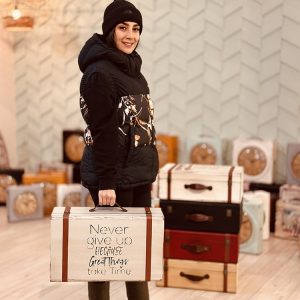 خرید چمدون چوبی