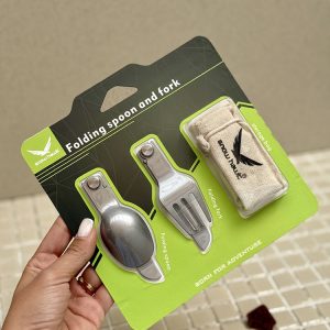 خرید ست قاشق چنگال تاشو کمپینگ اسنوهاک