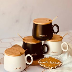 ماگ درب بامبو جدید کد00554