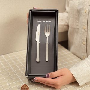 خرید ست 6 نفره 12 پارچه چاقو چنگال وینتیج مات
