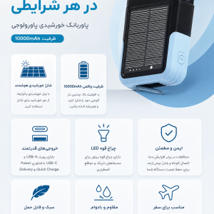 خرید پاوربانک پاورلوژی 10000 میلی امپر
