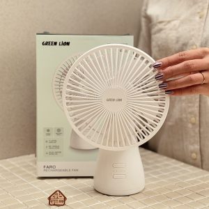 خرید پنکه شارژی برند گرین لاین Green Lion Faro Rechargeable Fan