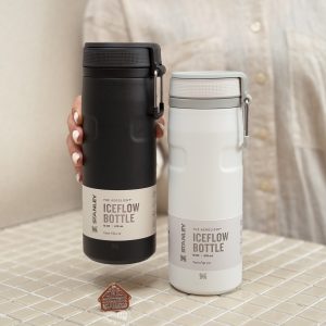 خرید بطری استنلی اورجینال آسان نوش درب پیچی 470 میل مدل AEROLIGHT ICEFLOW BOTTLE