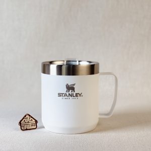 خرید قهوه ساز و کمپ ماگ استنلی سفید مدل POUR OVER SET