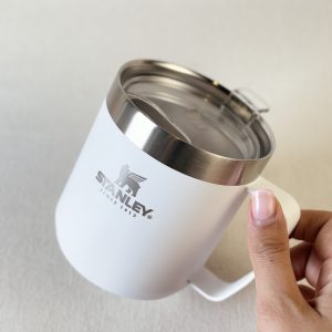 خرید قهوه ساز و کمپ ماگ استنلی سفید مدل POUR OVER SET