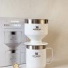 خرید قهوه ساز و کمپ ماگ استنلی سفید مدل POUR OVER SET
