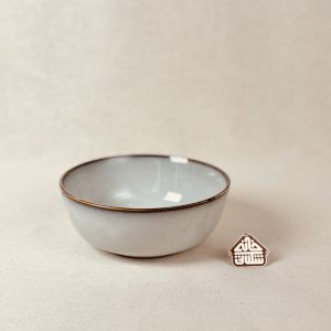 Alternative view of کاسه مینیمال لبه قهوه ای کد002697