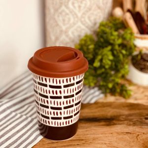 تراول ماگ سرامیکی درب سلیکونی