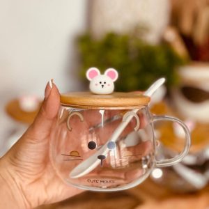 خرید ماگ درب دار پیرکس