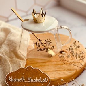 خرید ماگ پیرکس درب دار