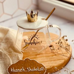 خرید ماگ پیرکس درب دار